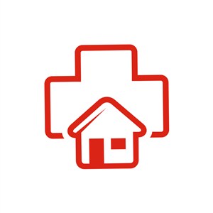紅十字醫療建筑矢量logo設計素材