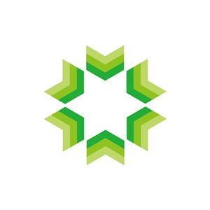 绿色渐变创意科技矢量logo图标素材下载
