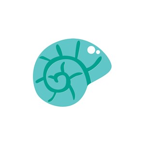 绿色海螺矢量logo图标素材下载