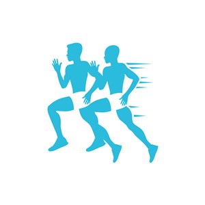 运动休闲logo设计--跑步运动logo图标素材下载