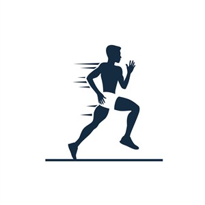 运动休闲logo设计--跑步健身logo图标素材下载
