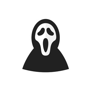 万圣节logo设计--万圣节派对鬼魂logo图标素材下载