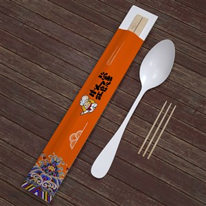 一次性餐具筷子包装贴图样机