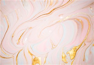 粉色微藍黃金系大理石背景圖片