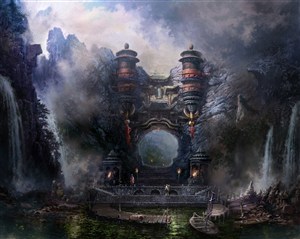 中國風CG原畫繪畫暗黑系魔域圖片