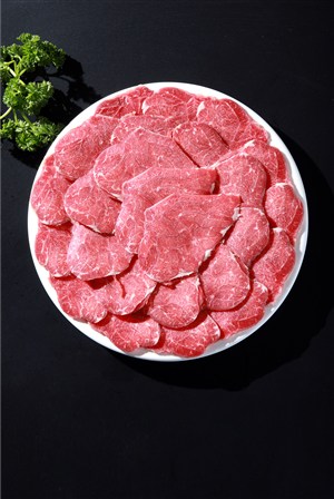 切片牛肉火锅图片