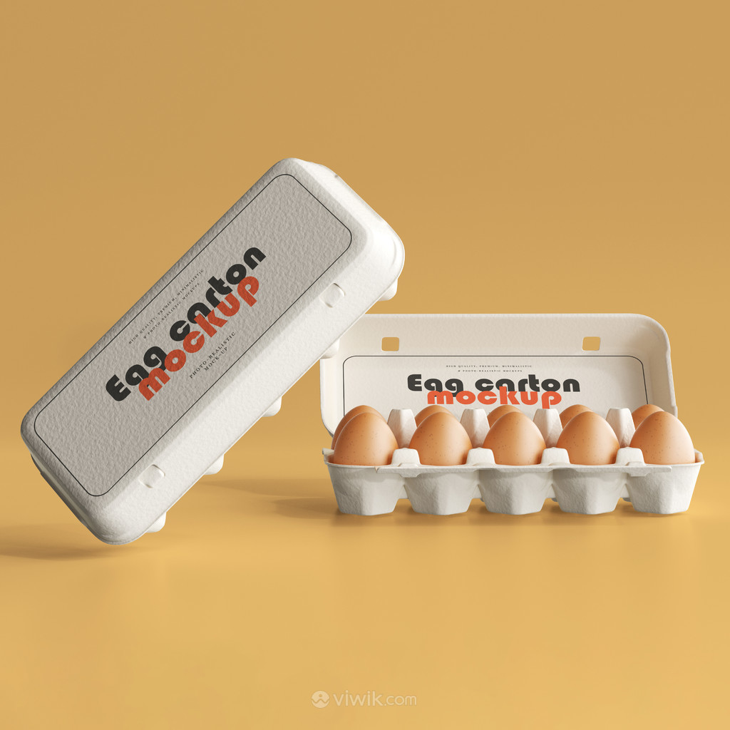 鸡蛋托鸡蛋包装盒贴图样机
