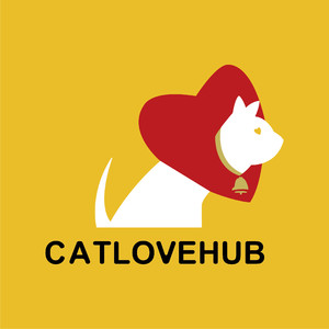 爱心猫标志图标矢量logo素材