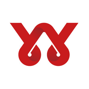 红丝带爱心标志图标美容医疗矢量logo素材