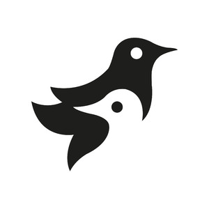 鳥標志圖標矢量logo素材