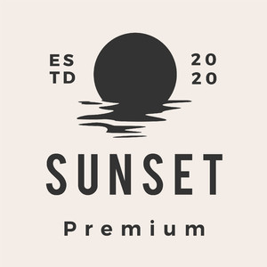 太阳水标志图标矢量logo素材