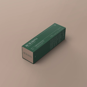 绿色盒子纸盒包装盒贴图样机
