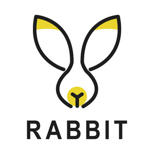 抽象线条兔子标志图标矢量logo素材