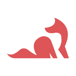 紅狐貍標志圖標矢量公司logo素材