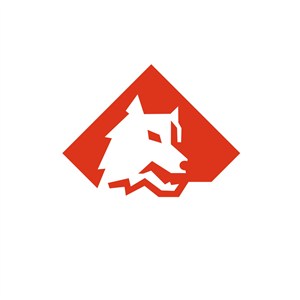 狼网络科技公司logo设计