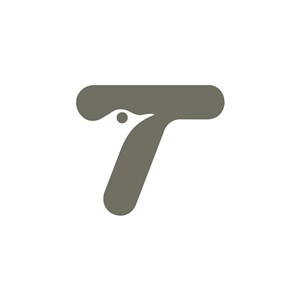 酒店行业7字鸟头logo标志