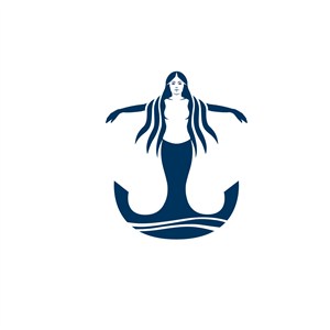 美人鱼酒店旅游标志设计