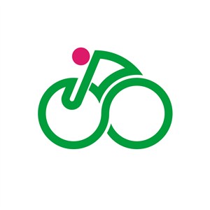 残障人士轮椅logo标志