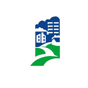 酒店旅游建筑山路风景logo标志