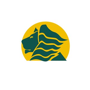 酒店旅游行业狮子logo标志