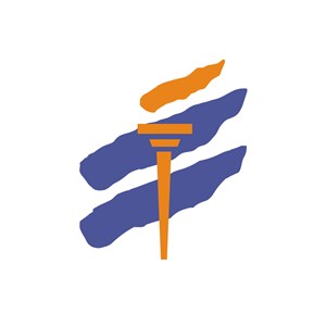 运动会火炬logo标志