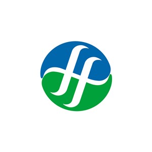 网络科技FH字logo标志设计