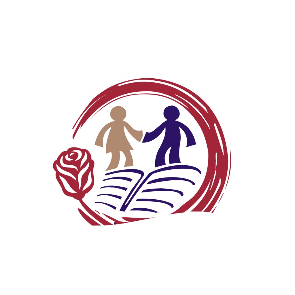 教育机构友好读书氛围logo标志