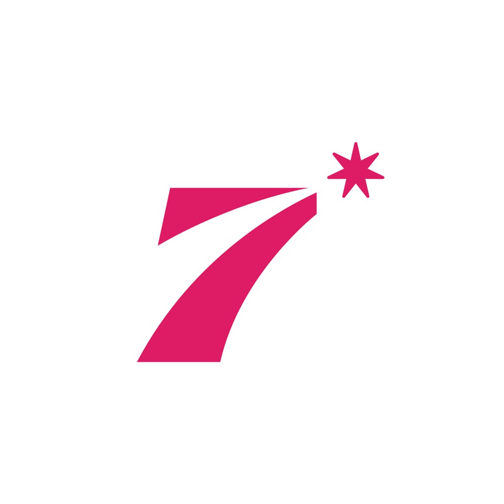 商务贸易7字logo标志