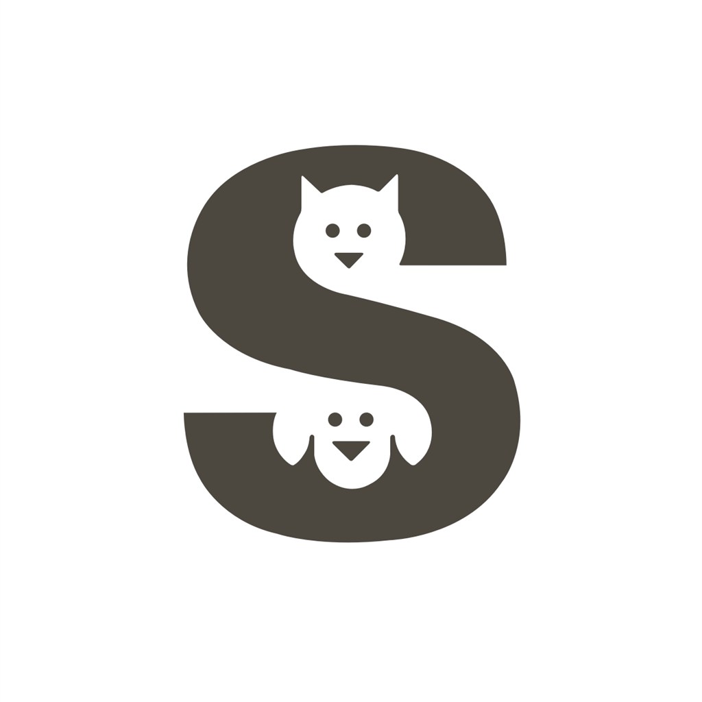 宠物店猫狗logo标志