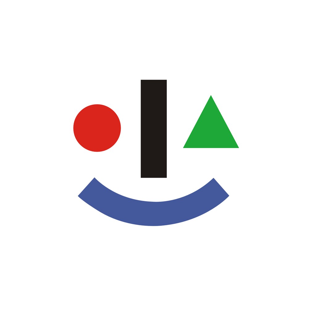 儿童幼教笑脸logo标志