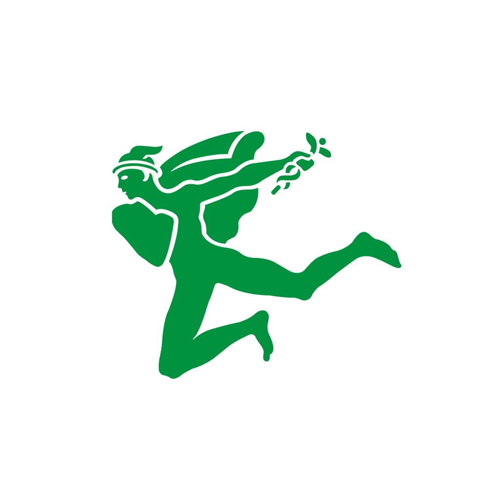 运动休闲行业诙谐人物logo标志