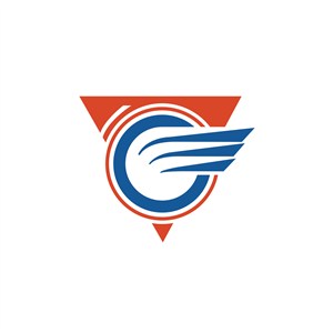 Q翅膀航空公司logo设计