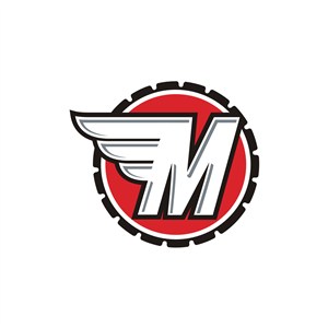 M翅膀运动休闲logo