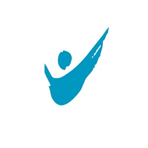 人物翅膀运动休闲logo设计