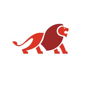 狮子设计传媒公司品牌logo