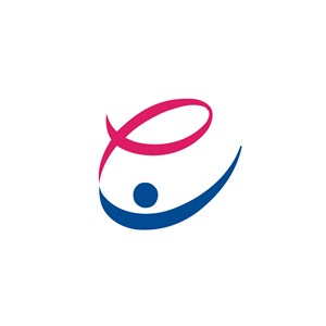 E飘带人物运动休闲logo