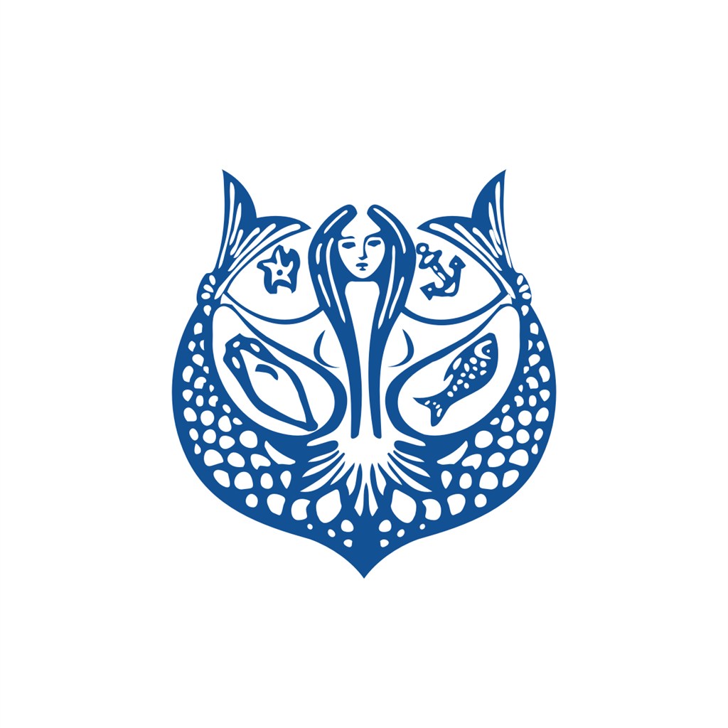 美人鱼运动休闲logo设计