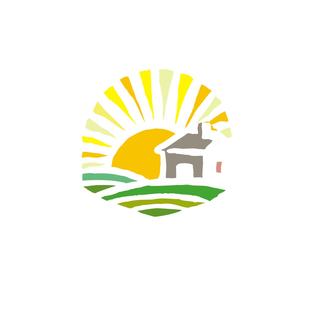 太阳山庄酒店旅游logo