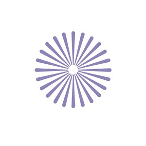 圆形散射效果logo标志设计