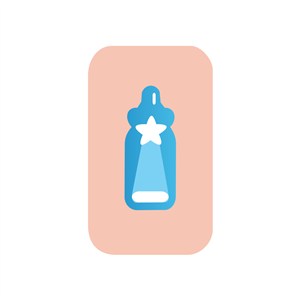 奶瓶图案标志设计