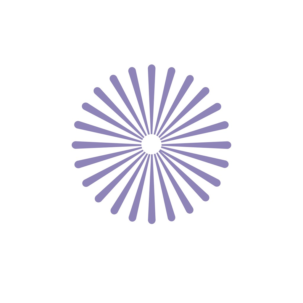 圆形散射效果logo标志设计