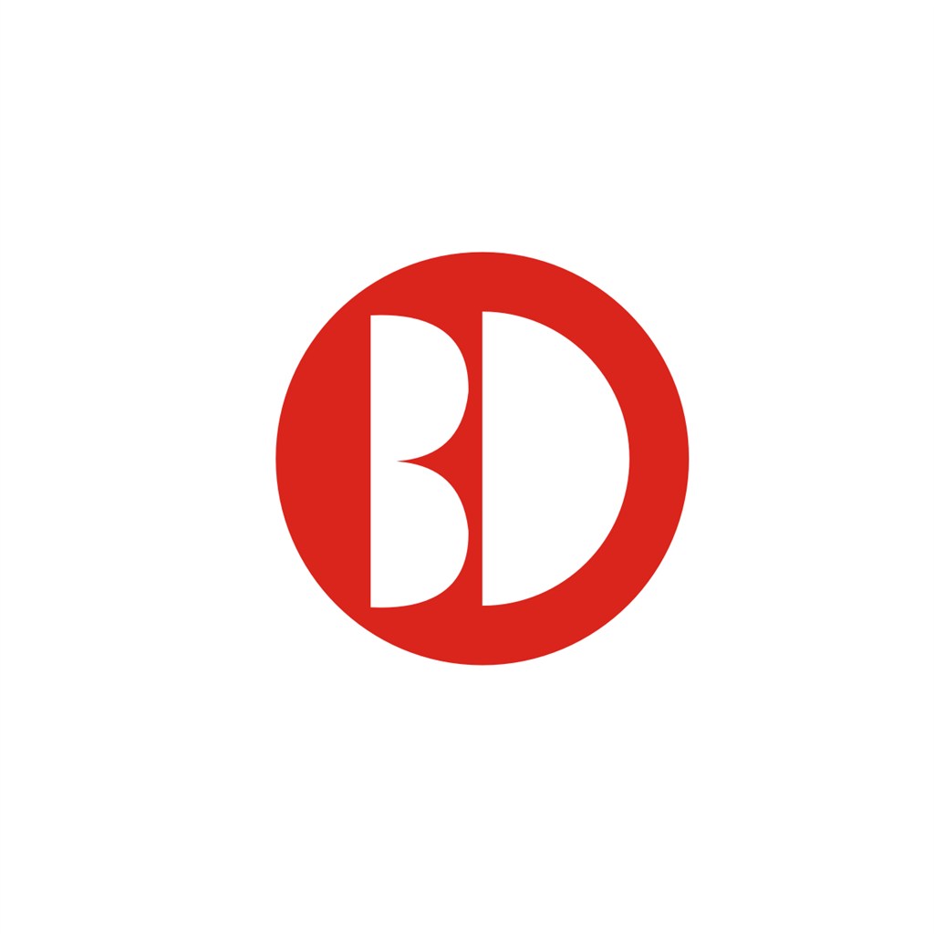 B和D英文字母LOGO设计