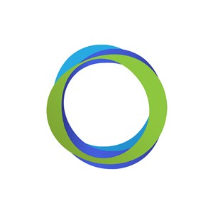 彩色圆环矢量logo图标素材下载
