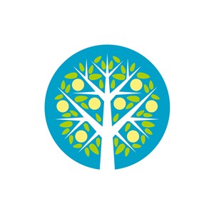 彩色树矢量logo图标logo图标素材下载