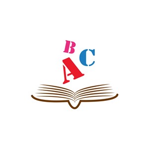 教育培训行业logo设计-彩色书本英文字母矢量logo图标素材下载