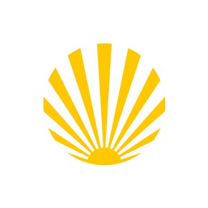 太阳放射性光芒矢量logo图标素材