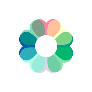 花朵矢量图logo素材设计