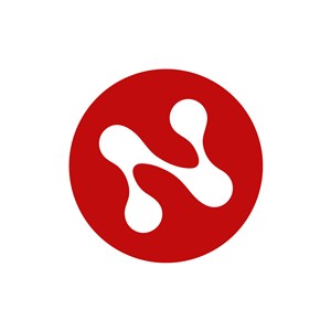 红色字母N矢量logo图标设计