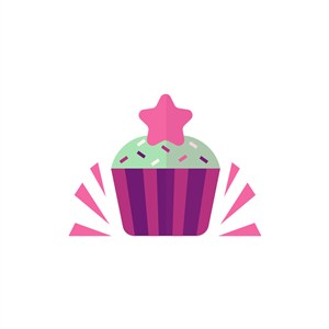 杯子蛋糕矢量图标志素材logo图标素材下载