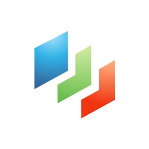 彩色方形矢量logo图标素材下载